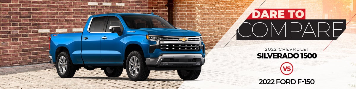 2022 Chevrolet Silverado 1500 vs. 2022 Ford F-150 | Mechanicsburg, OH